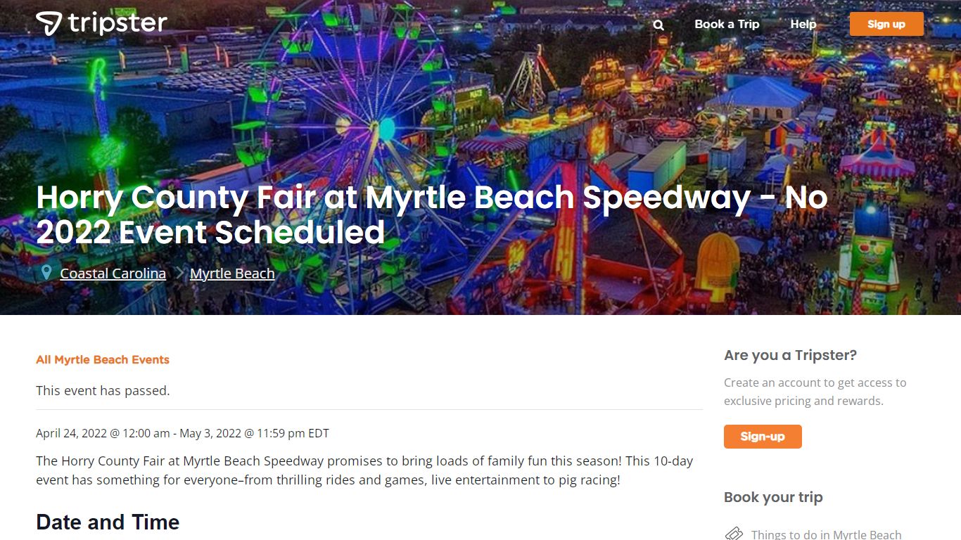 Horry County Fair at Myrtle Beach Speedway - Tripster