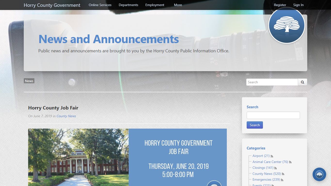 News and Announcements | Horry County Job Fair